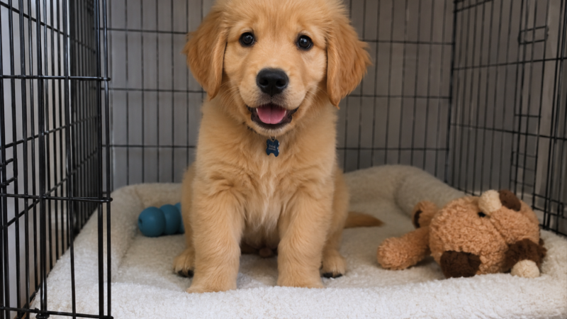 how to introduce a dog to a new kennel